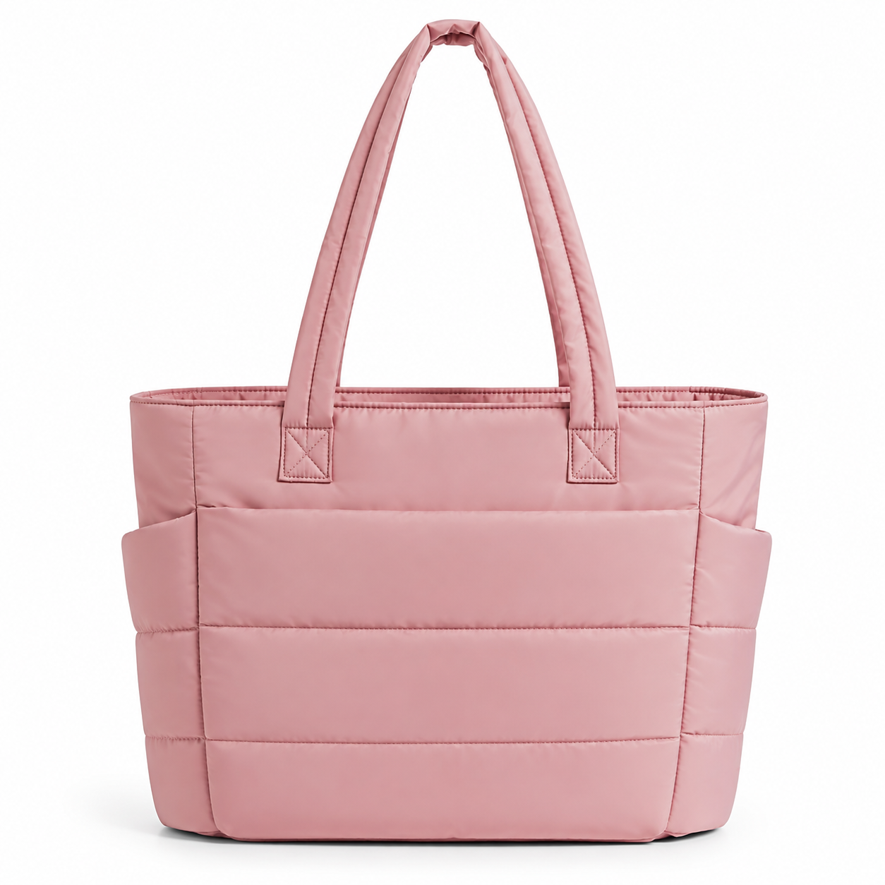 Bolso Tote Puffer para Mujer, Bolsa Acolchada Ligera de Gran Capacidad con Compartimento para Laptop, Bolsa Casual para Trabajo, Viajes y Compras