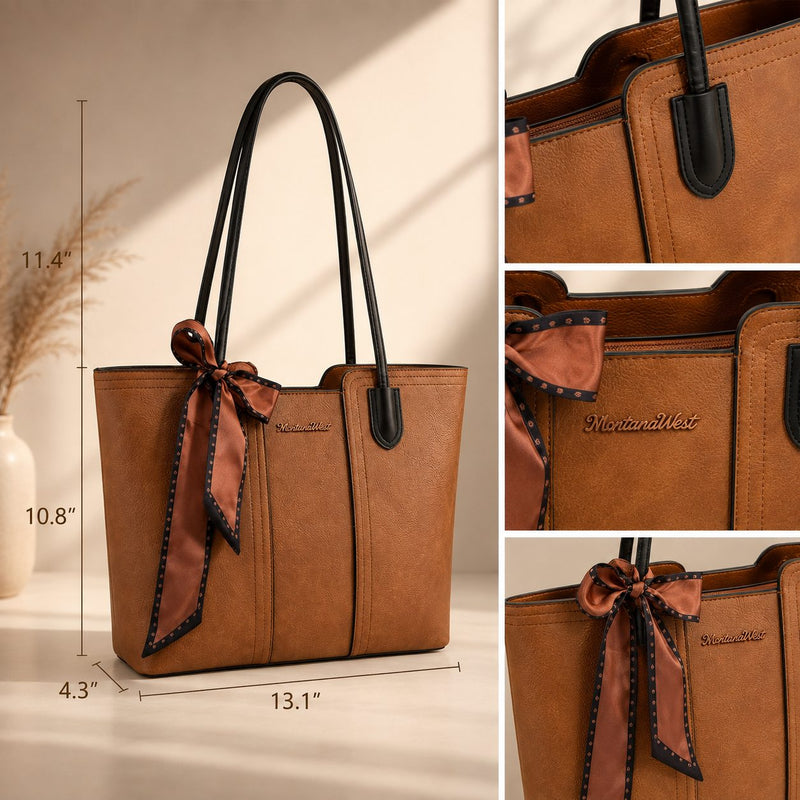 Elegant Vegan Leather Tote Bag for Modern Women – Everyday Work & Shoulder Bag